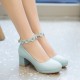Girls' Heels Flower Girl Shoes Tiny Heels for Teens Christmas PU Little Kids(4-7ys) Big Kids(7years +) Party White Blue Pink Spring & Fall Girls' Heels Flower Girl Shoes Tiny Heels for Teens Christmas PU Little Kids(4-7ys) Big Kids(7years +) Party White Blue Pink Spring & Fall