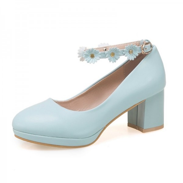 Girls' Heels Flower Girl Shoes Tiny Heels for Teens Christmas PU Little Kids(4-7ys) Big Kids(7years +) Party White Blue Pink Spring & Fall Girls' Heels Flower Girl Shoes Tiny Heels for Teens Christmas PU Little Kids(4-7ys) Big Kids(7years +) Party White Blue Pink Spring & Fall
