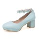 Girls' Heels Flower Girl Shoes Tiny Heels for Teens Christmas PU Little Kids(4-7ys) Big Kids(7years +) Party White Blue Pink Spring & Fall Girls' Heels Flower Girl Shoes Tiny Heels for Teens Christmas PU Little Kids(4-7ys) Big Kids(7years +) Party White Blue Pink Spring & Fall