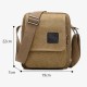 Men's Crossbody Bag Messenger Bag Canvas Outdoor Daily Lightweight Durable Solid Color Black Army Green Khaki Men's Crossbody Bag Messenger Bag Canvas Outdoor Daily Lightweight Durable Solid Color Black Army Green Khaki