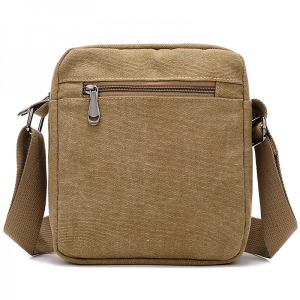 Men's Crossbody Bag Messenger Bag Canvas Outdoor Daily Lightweight Durable Solid Color Black Army Green Khaki Men's Crossbody Bag Messenger Bag Canvas Outdoor Daily Lightweight Durable Solid Color Black Army Green Khaki