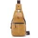 Men's Crossbody Bag Chest Bag Nappa Leather Outdoor Daily Zipper Solid Color Black Men's Crossbody Bag Chest Bag Nappa Leather Outdoor Daily Zipper Solid Color Black