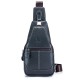 Men's Crossbody Bag Chest Bag Nappa Leather Outdoor Daily Zipper Solid Color Black Men's Crossbody Bag Chest Bag Nappa Leather Outdoor Daily Zipper Solid Color Black