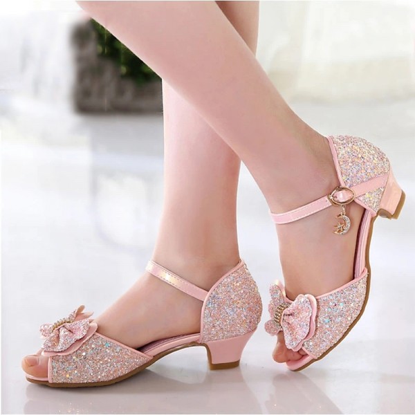 Girls' Sandals Daily Glitters Dress Shoes Heel Rubber PU Dress Shoes Big Kids(7years +) Little Kids(4-7ys) School Wedding Party Dance Walking Shoes Dancing Rhinestone Bowknot Sparkling Glitter White Girls' Sandals Daily Glitters Dress Shoes Heel Rubber PU Dress Shoes Big Kids(7years +) Little Kids(4-7ys) School Wedding Party Dance Walking Shoes Dancing Rhinestone Bowknot Sparkling Glitter White