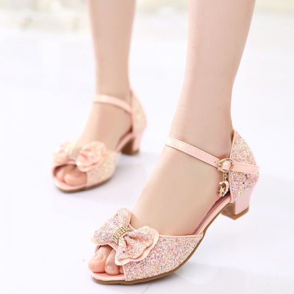 Girls' Sandals Daily Glitters Dress Shoes Heel Rubber PU Dress Shoes Big Kids(7years +) Little Kids(4-7ys) School Wedding Party Dance Walking Shoes Dancing Rhinestone Bowknot Sparkling Glitter White Girls' Sandals Daily Glitters Dress Shoes Heel Rubber PU Dress Shoes Big Kids(7years +) Little Kids(4-7ys) School Wedding Party Dance Walking Shoes Dancing Rhinestone Bowknot Sparkling Glitter White