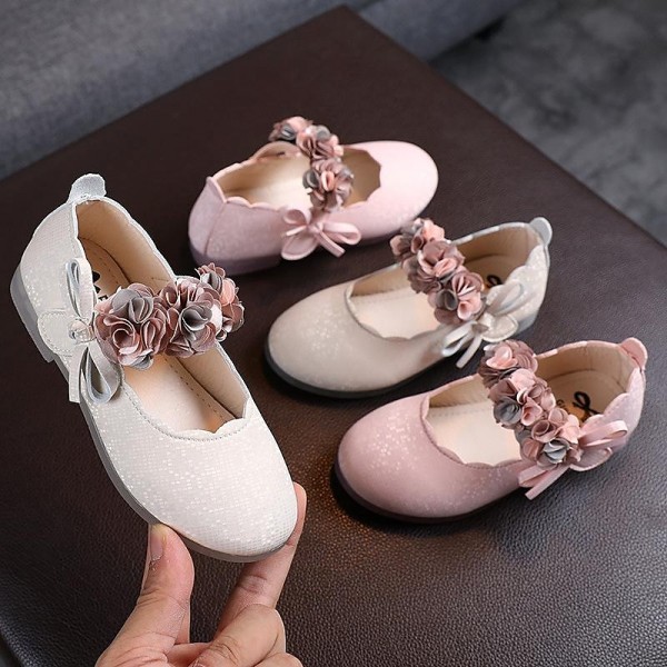 Girls' Flats Daily Dress Shoes Flower Girl Shoes Princess Shoes PU Big Kids(7years +) Little Kids(4-7ys) School Wedding Party Dancing Flower Pink off-white Fall Spring Girls' Flats Daily Dress Shoes Flower Girl Shoes Princess Shoes PU Big Kids(7years +) Little Kids(4-7ys) School Wedding Party Dancing Flower Pink off-white Fall Spring