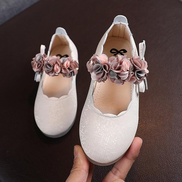 Girls' Flats Daily Dress Shoes Flower Girl Shoes Princess Shoes PU Big Kids(7years +) Little Kids(4-7ys) School Wedding Party Dancing Flower Pink off-white Fall Spring Girls' Flats Daily Dress Shoes Flower Girl Shoes Princess Shoes PU Big Kids(7years +) Little Kids(4-7ys) School Wedding Party Dancing Flower Pink off-white Fall Spring