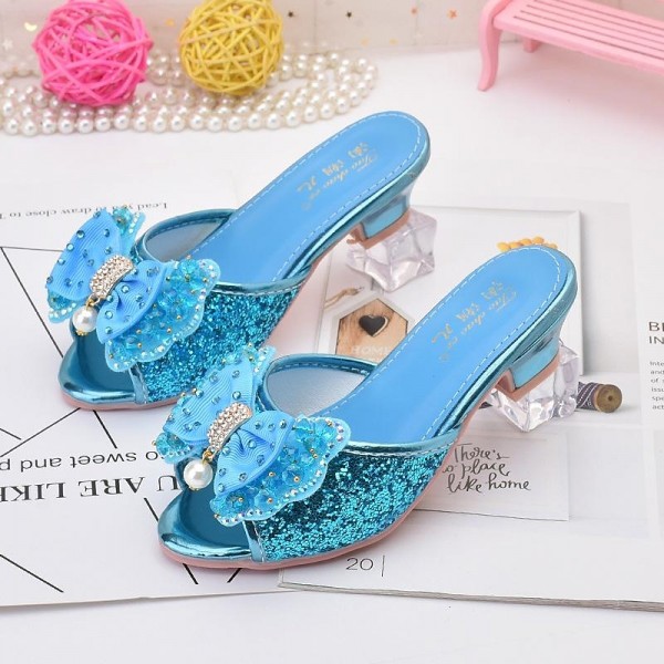 Girls' Slippers & Flip-Flops Daily Glitters Heel Slingback Synthetics Breathability Height-increasing Cosplay Big Kids(7years +) Little Kids(4-7ys) Birthday Gift Daily Indoor Outdoor Play Bowknot Girls' Slippers & Flip-Flops Daily Glitters Heel Slingback Synthetics Breathability Height-increasing Cosplay Big Kids(7years +) Little Kids(4-7ys) Birthday Gift Daily Indoor Outdoor Play Bowknot
