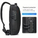 Men's Waterproof Oxford Waist Bag Chest Bag Pack with USB Charging & Lock Crossbody Bag Anti-theft Sling Shoulder Bags Messenger For Male Men's Waterproof Oxford Waist Bag Chest Bag Pack with USB Charging & Lock Crossbody Bag Anti-theft Sling Shoulder Bags Messenger For Male
