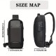 Men's Waterproof Oxford Waist Bag Chest Bag Pack with USB Charging & Lock Crossbody Bag Anti-theft Sling Shoulder Bags Messenger For Male Men's Waterproof Oxford Waist Bag Chest Bag Pack with USB Charging & Lock Crossbody Bag Anti-theft Sling Shoulder Bags Messenger For Male