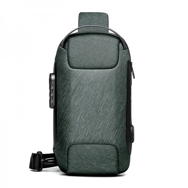 Men's Waterproof Oxford Waist Bag Chest Bag Pack with USB Charging & Lock Crossbody Bag Anti-theft Sling Shoulder Bags Messenger For Male Men's Waterproof Oxford Waist Bag Chest Bag Pack with USB Charging & Lock Crossbody Bag Anti-theft Sling Shoulder Bags Messenger For Male