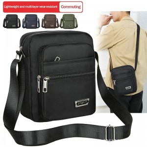 Men&#039;s Crossbody Bag Shoulder Bag Polyester Oxford Cloth Daily Holiday Adjustable Large Capacity Waterproof Solid Color Black Army Green Blue
