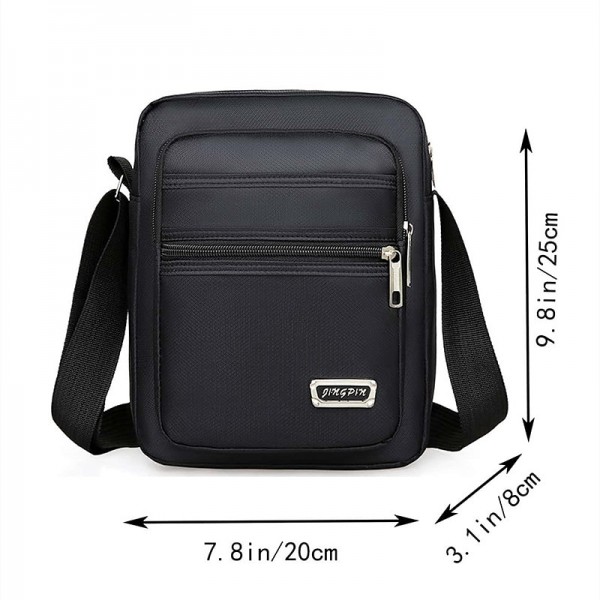 Men&#039;s Crossbody Bag Shoulder Bag Polyester Oxford Cloth Daily Holiday Adjustable Large Capacity Waterproof Solid Color Black Army Green Blue