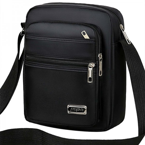 Men&#039;s Crossbody Bag Shoulder Bag Polyester Oxford Cloth Daily Holiday Adjustable Large Capacity Waterproof Solid Color Black Army Green Blue