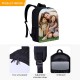 Men's Women's Kid's Backpack 3D Print Customize Commuter Backpack Oxford Cloth Large Capacity Breathable Lightweight Zipper Custom Print White Men's Women's Kid's Backpack 3D Print Customize Commuter Backpack Oxford Cloth Large Capacity Breathable Lightweight Zipper Custom Print White