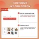Men's Women's Kid's Backpack 3D Print Customize Commuter Backpack Oxford Cloth Large Capacity Breathable Lightweight Zipper Custom Print White Men's Women's Kid's Backpack 3D Print Customize Commuter Backpack Oxford Cloth Large Capacity Breathable Lightweight Zipper Custom Print White