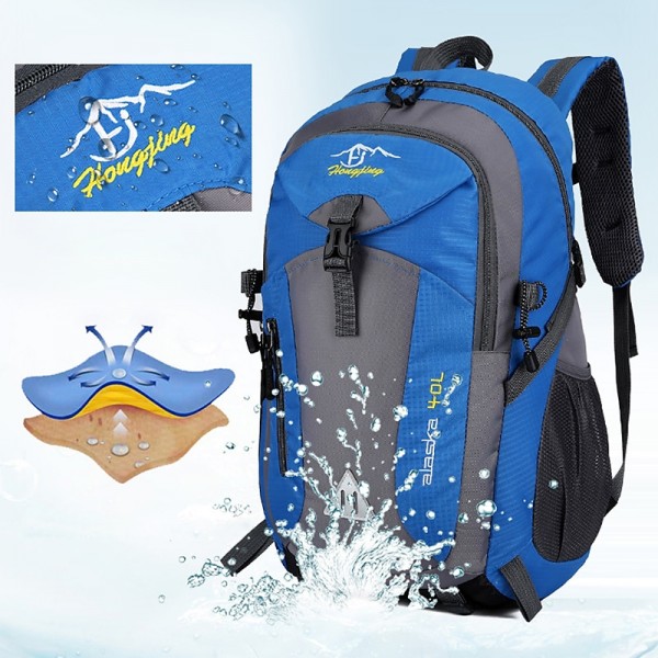 Men's Women's Backpack School Bag Bookbag Functional Backpack Outdoor Camping & Hiking Color Block Polyester Large Capacity Waterproof Breathable Zipper Black Light Green Army Green Men's Women's Backpack School Bag Bookbag Functional Backpack Outdoor Camping & Hiking Color Block Polyester Large Capacity Waterproof Breathable Zipper Black Light Green Army Green