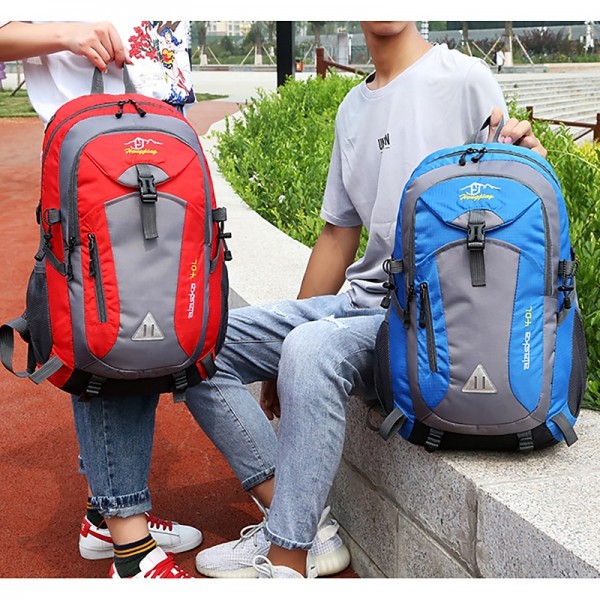 Men's Women's Backpack School Bag Bookbag Functional Backpack Outdoor Camping & Hiking Color Block Polyester Large Capacity Waterproof Breathable Zipper Black Light Green Army Green Men's Women's Backpack School Bag Bookbag Functional Backpack Outdoor Camping & Hiking Color Block Polyester Large Capacity Waterproof Breathable Zipper Black Light Green Army Green