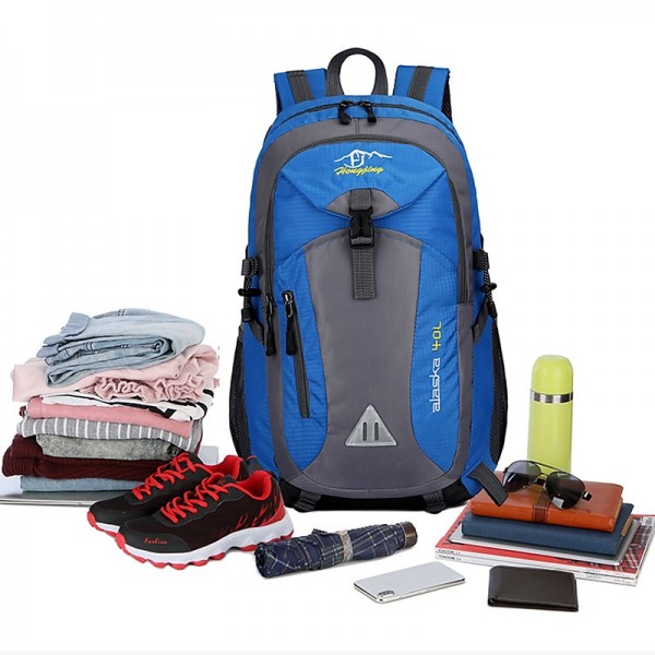 Men's Women's Backpack School Bag Bookbag Functional Backpack Outdoor Camping & Hiking Color Block Polyester Large Capacity Waterproof Breathable Zipper Black Light Green Army Green Men's Women's Backpack School Bag Bookbag Functional Backpack Outdoor Camping & Hiking Color Block Polyester Large Capacity Waterproof Breathable Zipper Black Light Green Army Green