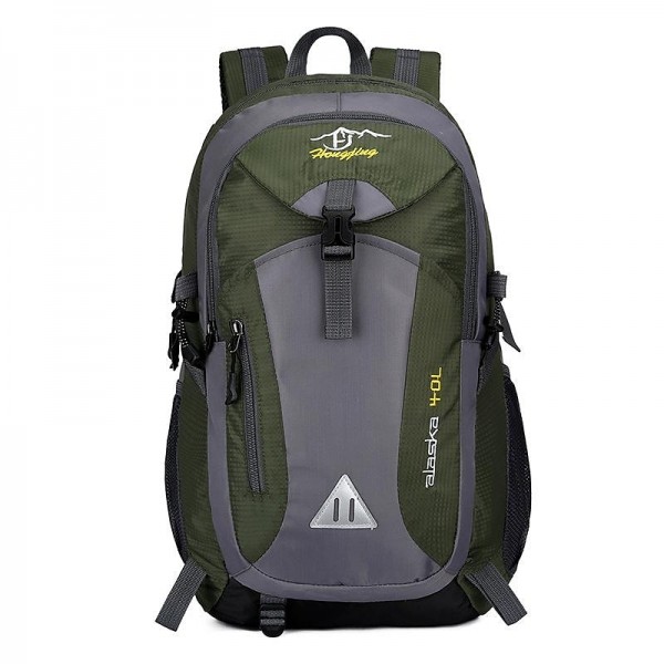 Men's Women's Backpack School Bag Bookbag Functional Backpack Outdoor Camping & Hiking Color Block Polyester Large Capacity Waterproof Breathable Zipper Black Light Green Army Green Men's Women's Backpack School Bag Bookbag Functional Backpack Outdoor Camping & Hiking Color Block Polyester Large Capacity Waterproof Breathable Zipper Black Light Green Army Green