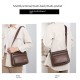 Men&#039;s Crossbody Bag Shoulder Bag Messenger Bag PU Leather Daily Holiday Zipper Adjustable Large Capacity Waterproof Solid Color Black Brown khaki