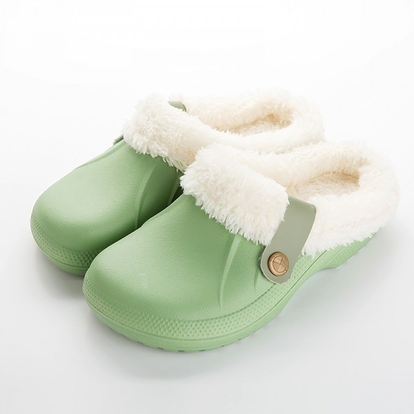 Men&#039;s Clogs &amp; Mules Slippers &amp; Flip-Flops Comfort Loafers Fleece Slippers Plush Slippers Memory Foam Slippers Walking Vintage Casual Outdoor Daily Leather Warm Height Increasing Comfortable Lace-up