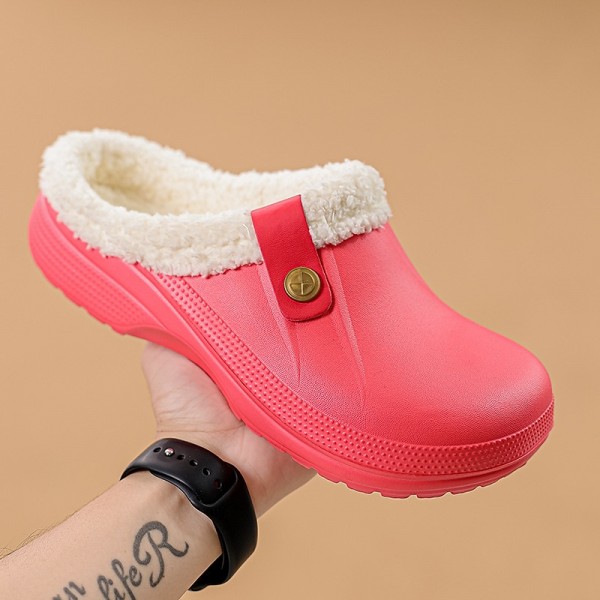 Men&#039;s Clogs &amp; Mules Slippers &amp; Flip-Flops Comfort Loafers Fleece Slippers Plush Slippers Memory Foam Slippers Walking Vintage Casual Outdoor Daily Leather Warm Height Increasing Comfortable Lace-up