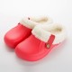 Men&#039;s Clogs &amp; Mules Slippers &amp; Flip-Flops Comfort Loafers Fleece Slippers Plush Slippers Memory Foam Slippers Walking Vintage Casual Outdoor Daily Leather Warm Height Increasing Comfortable Lace-up