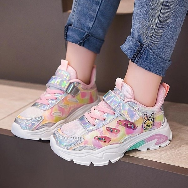 Girls' Sneakers Daily Casual Breathable Mesh Non-slipping Big Kids(7years +) Little Kids(4-7ys) School Walking Rabbit Pink Purple Summer Spring Fall Girls' Sneakers Daily Casual Breathable Mesh Non-slipping Big Kids(7years +) Little Kids(4-7ys) School Walking Rabbit Pink Purple Summer Spring Fall