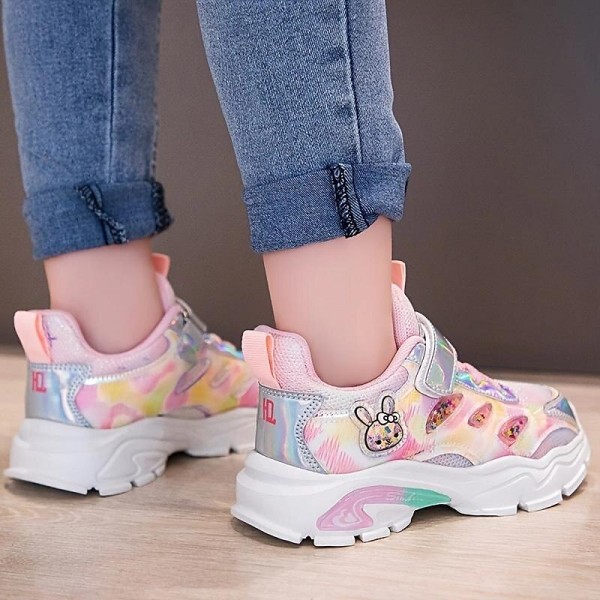 Girls' Sneakers Daily Casual Breathable Mesh Non-slipping Big Kids(7years +) Little Kids(4-7ys) School Walking Rabbit Pink Purple Summer Spring Fall Girls' Sneakers Daily Casual Breathable Mesh Non-slipping Big Kids(7years +) Little Kids(4-7ys) School Walking Rabbit Pink Purple Summer Spring Fall