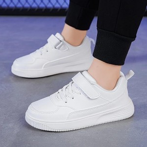 Girls&#039; Sneakers Daily Casual PU School Shoes Big Kids(7years +) Little Kids(4-7ys) School Walking Black White Summer Spring Fall