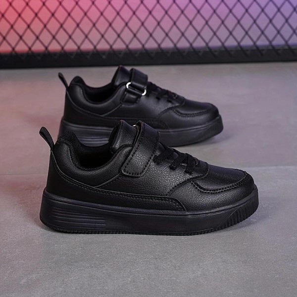 Girls' Sneakers Daily Casual PU School Shoes Big Kids(7years +) Little Kids(4-7ys) School Walking Black White Summer Spring Fall Girls' Sneakers Daily Casual PU School Shoes Big Kids(7years +) Little Kids(4-7ys) School Walking Black White Summer Spring Fall