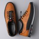 Men's Oxfords Embroidery Dress Shoes Plus Size Comfort Shoes Walking Casual Chinoiserie British Daily Party & Evening Leather Warm Booties / Ankle Boots Lace-up Silver Dark Brown Bright Black Summer Men's Oxfords Embroidery Dress Shoes Plus Size Comfort Shoes Walking Casual Chinoiserie British Daily Party & Evening Leather Warm Booties / Ankle Boots Lace-up Silver Dark Brown Bright Black Summer