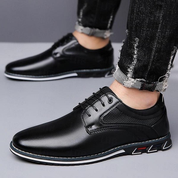 Men's Oxfords Embroidery Dress Shoes Plus Size Comfort Shoes Walking Casual Chinoiserie British Daily Party & Evening Leather Warm Booties / Ankle Boots Lace-up Silver Dark Brown Bright Black Summer Men's Oxfords Embroidery Dress Shoes Plus Size Comfort Shoes Walking Casual Chinoiserie British Daily Party & Evening Leather Warm Booties / Ankle Boots Lace-up Silver Dark Brown Bright Black Summer