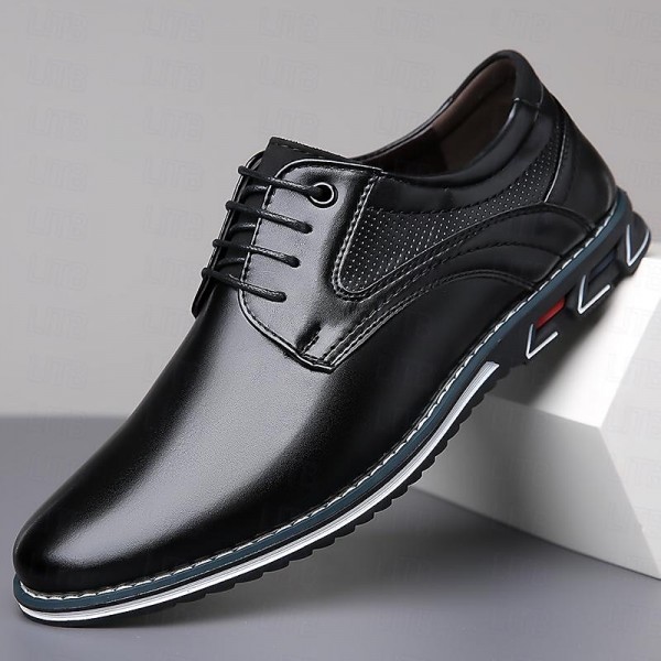 Men's Oxfords Embroidery Dress Shoes Plus Size Comfort Shoes Walking Casual Chinoiserie British Daily Party & Evening Leather Warm Booties / Ankle Boots Lace-up Silver Dark Brown Bright Black Summer Men's Oxfords Embroidery Dress Shoes Plus Size Comfort Shoes Walking Casual Chinoiserie British Daily Party & Evening Leather Warm Booties / Ankle Boots Lace-up Silver Dark Brown Bright Black Summer
