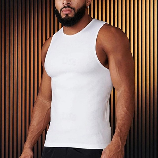Men's T shirt Hiking Vest Sleeveless Crew Neck Tank Top Sleeveless Shirt Vest Top Outdoor Quick Dry Soft Sweat wicking Polyester Black White Red Climbing Camping / Hiking / Caving Traveling Men's T shirt Hiking Vest Sleeveless Crew Neck Tank Top Sleeveless Shirt Vest Top Outdoor Quick Dry Soft Sweat wicking Polyester Black White Red Climbing Camping / Hiking / Caving Traveling