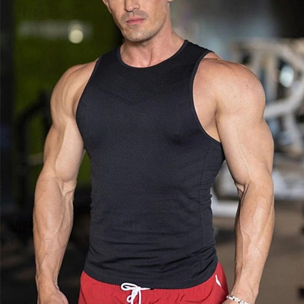 Men's T shirt Hiking Vest Sleeveless Crew Neck Tank Top Sleeveless Shirt Vest Top Outdoor Quick Dry Soft Sweat wicking Polyester Black White Red Climbing Camping / Hiking / Caving Traveling Men's T shirt Hiking Vest Sleeveless Crew Neck Tank Top Sleeveless Shirt Vest Top Outdoor Quick Dry Soft Sweat wicking Polyester Black White Red Climbing Camping / Hiking / Caving Traveling