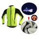 Arsuxeo Men&#039;s Cycling Jacket Bike Jacket Winter Softshell  Fleece Jacket Top Windproof Waterproof 15-k Thermal Warm up Breathable Stripe Reflective Polyester Spandex Winter Road Cycling Relaxed Fit