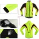 Arsuxeo Men&#039;s Cycling Jacket Bike Jacket Winter Softshell  Fleece Jacket Top Windproof Waterproof 15-k Thermal Warm up Breathable Stripe Reflective Polyester Spandex Winter Road Cycling Relaxed Fit