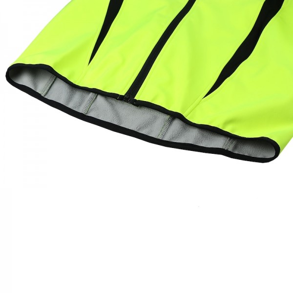 Arsuxeo Men&#039;s Cycling Jacket Bike Jacket Winter Softshell  Fleece Jacket Top Windproof Waterproof 15-k Thermal Warm up Breathable Stripe Reflective Polyester Spandex Winter Road Cycling Relaxed Fit