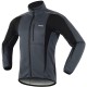 Arsuxeo Men&#039;s Cycling Jacket Bike Jacket Winter Softshell  Fleece Jacket Top Windproof Waterproof 15-k Thermal Warm up Breathable Stripe Reflective Polyester Spandex Winter Road Cycling Relaxed Fit