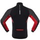 Arsuxeo Men&#039;s Cycling Jacket Bike Jacket Winter Softshell  Fleece Jacket Top Windproof Waterproof 15-k Thermal Warm up Breathable Stripe Reflective Polyester Spandex Winter Road Cycling Relaxed Fit