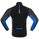 Arsuxeo Men&#039;s Cycling Jacket Bike Jacket Winter Softshell  Fleece Jacket Top Windproof Waterproof 15-k Thermal Warm up Breathable Stripe Reflective Polyester Spandex Winter Road Cycling Relaxed Fit