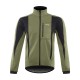 Arsuxeo Men&#039;s Cycling Jacket Bike Jacket Winter Softshell  Fleece Jacket Top Windproof Waterproof 15-k Thermal Warm up Breathable Stripe Reflective Polyester Spandex Winter Road Cycling Relaxed Fit