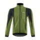 Arsuxeo Men&#039;s Cycling Jacket Bike Jacket Winter Softshell  Fleece Jacket Top Windproof Waterproof 15-k Thermal Warm up Breathable Stripe Reflective Polyester Spandex Winter Road Cycling Relaxed Fit