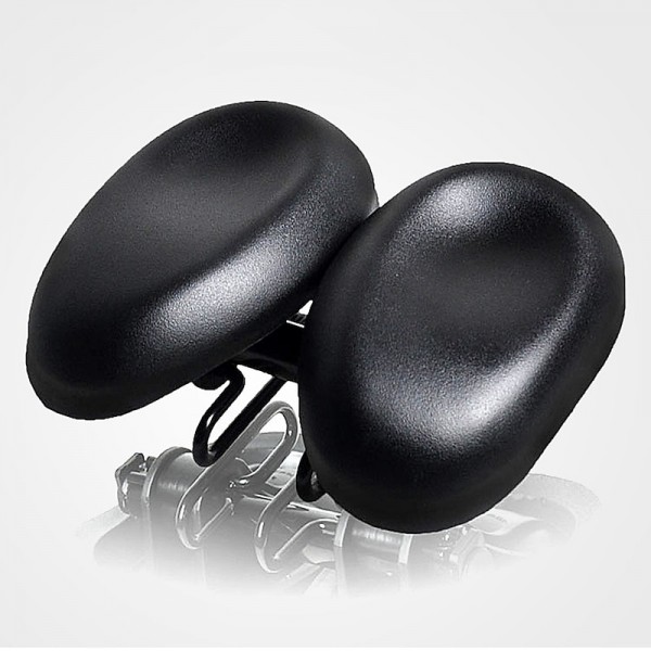 Acacia Bike Saddle / Bike Seat Ergonomical Dual Pad Adjustable Extra Wide / Extra Large Double Noseless PU Leather High-Density Foam PVC Cycling Road Bike Mountain Bike MTB Black Acacia Bike Saddle / Bike Seat Ergonomical Dual Pad Adjustable Extra Wide / Extra Large Double Noseless PU Leather High-Density Foam PVC Cycling Road Bike Mountain Bike MTB Black