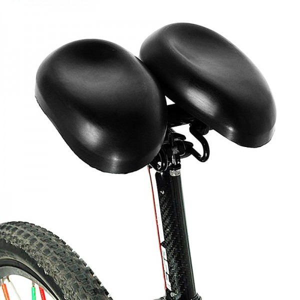 Acacia Bike Saddle / Bike Seat Ergonomical Dual Pad Adjustable Extra Wide / Extra Large Double Noseless PU Leather High-Density Foam PVC Cycling Road Bike Mountain Bike MTB Black Acacia Bike Saddle / Bike Seat Ergonomical Dual Pad Adjustable Extra Wide / Extra Large Double Noseless PU Leather High-Density Foam PVC Cycling Road Bike Mountain Bike MTB Black