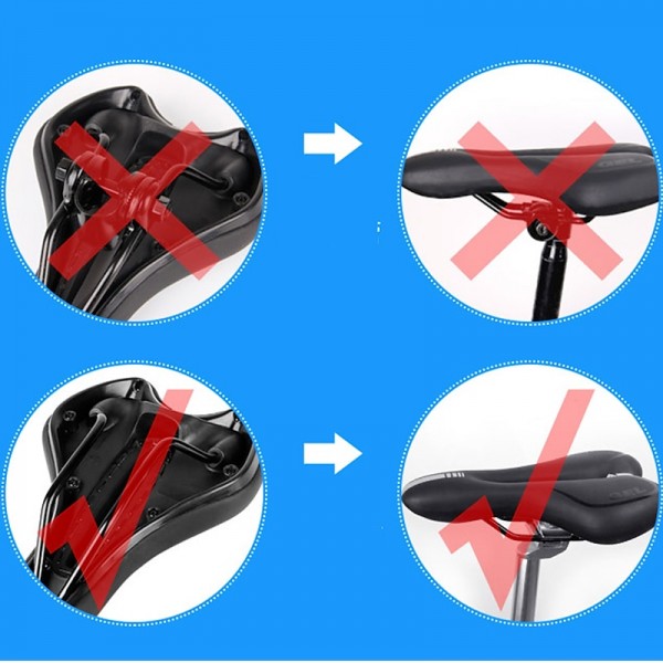 Acacia Bike Saddle / Bike Seat Ergonomical Dual Pad Adjustable Extra Wide / Extra Large Double Noseless PU Leather High-Density Foam PVC Cycling Road Bike Mountain Bike MTB Black Acacia Bike Saddle / Bike Seat Ergonomical Dual Pad Adjustable Extra Wide / Extra Large Double Noseless PU Leather High-Density Foam PVC Cycling Road Bike Mountain Bike MTB Black