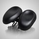 Acacia Bike Saddle / Bike Seat Ergonomical Dual Pad Adjustable Extra Wide / Extra Large Double Noseless PU Leather High-Density Foam PVC Cycling Road Bike Mountain Bike MTB Black Acacia Bike Saddle / Bike Seat Ergonomical Dual Pad Adjustable Extra Wide / Extra Large Double Noseless PU Leather High-Density Foam PVC Cycling Road Bike Mountain Bike MTB Black