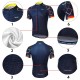 Arsuxeo Men's Cycling Jersey Short Sleeve Bike Jersey with 3 Rear Pockets Mountain Bike MTB Road Bike Cycling Sunscreen Breathability Reflective Strips Back Pocket Navy Yellow Red Gradient Polyester Arsuxeo Men's Cycling Jersey Short Sleeve Bike Jersey with 3 Rear Pockets Mountain Bike MTB Road Bike Cycling Sunscreen Breathability Reflective Strips Back Pocket Navy Yellow Red Gradient Polyester